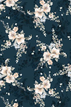 定位花印花花型图片