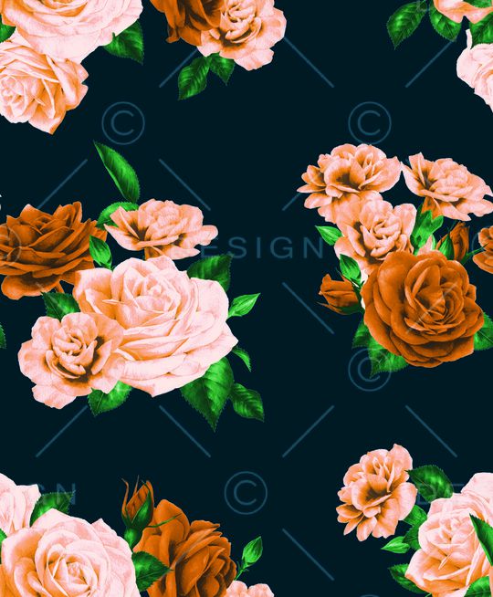数码花型印花花型图片