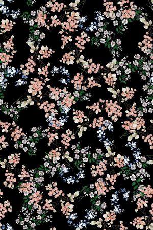 花卉印花花型图片