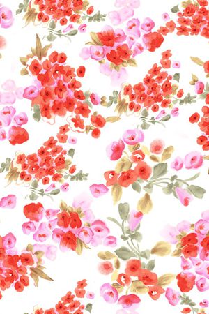 花卉印花花型图片