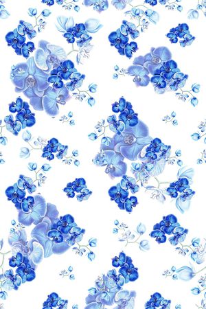 水彩印花花型图片