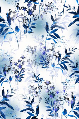水彩印花花型图片