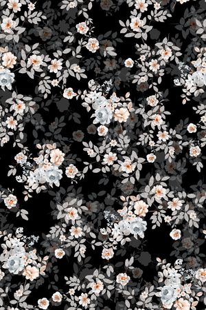 花卉印花花型图片