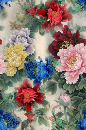 香云纱印花花型图片