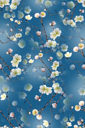 花卉印花花型图片