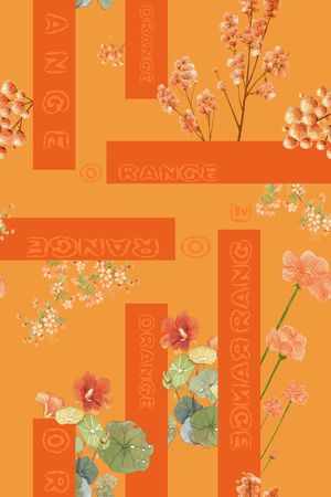 花卉印花花型图片