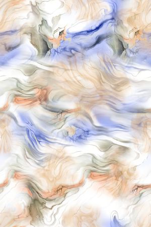水彩印花花型图片