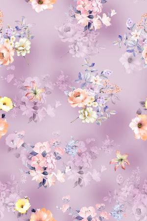 花卉印花花型图片