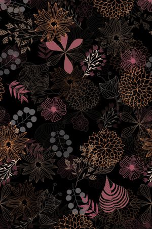 花卉印花花型图片
