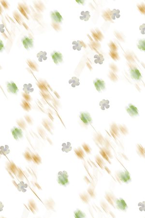 绿植树叶印花花型图片