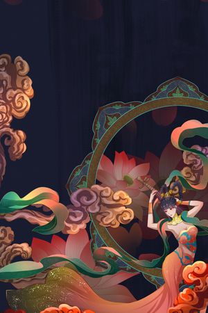 定位花印花花型图片
