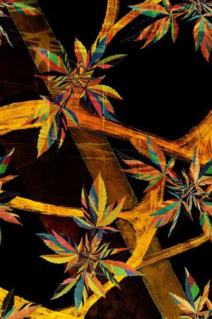 定位花印花花型图片