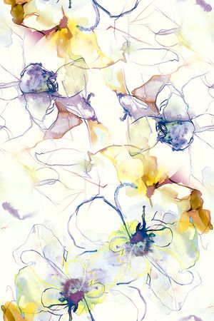 扎染花型印花花型图片
