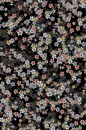 花卉印花花型图片
