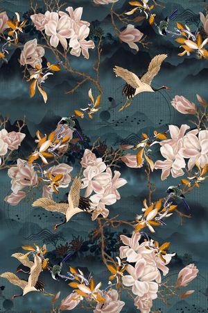 花卉印花花型图片