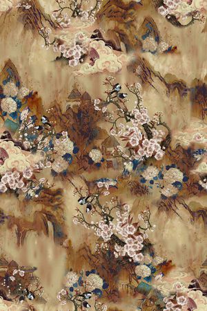花卉印花花型图片