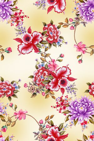香云纱印花花型图片