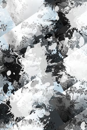 字母印花花型图片