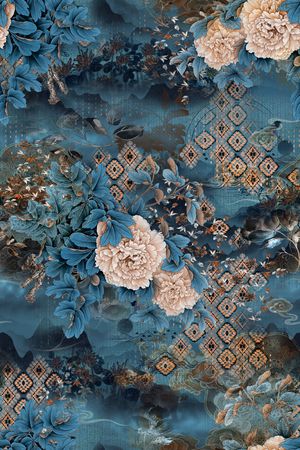花卉印花花型图片