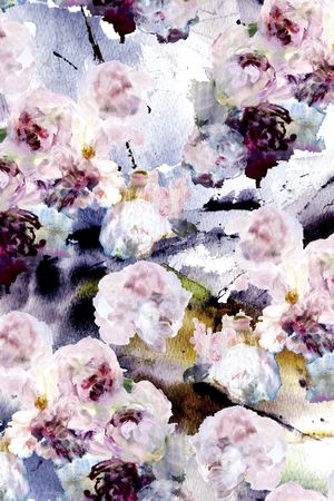 油画花型印花花型图片
