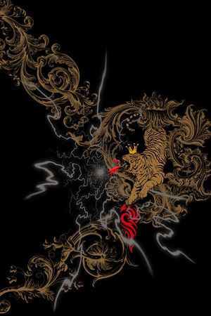 定位花印花花型图片