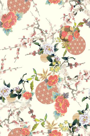 香云纱印花花型图片