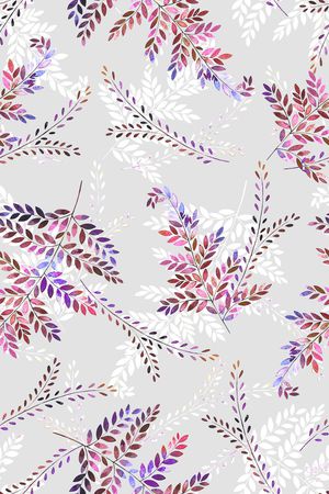 真丝印花花型图片