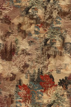 香云纱印花花型图片