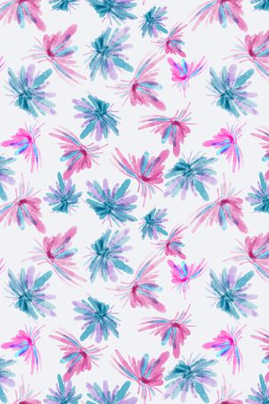 花卉印花花型图片