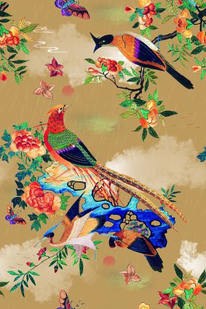 民族风印花花型图片