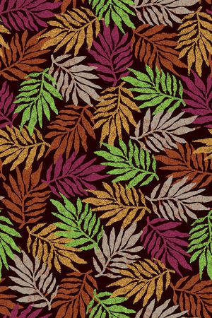 植物印花花型图片