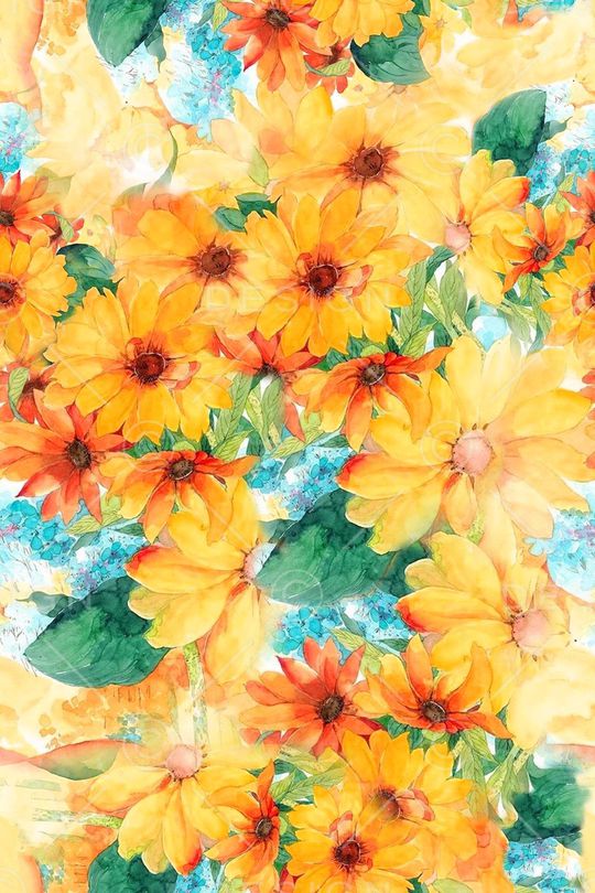 中老年印花花型图片