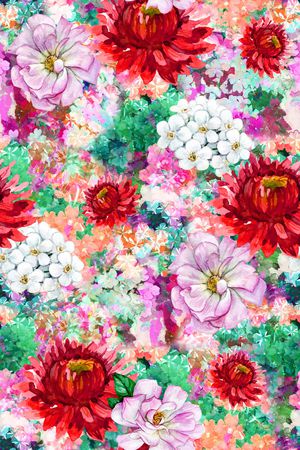 花卉印花花型图片