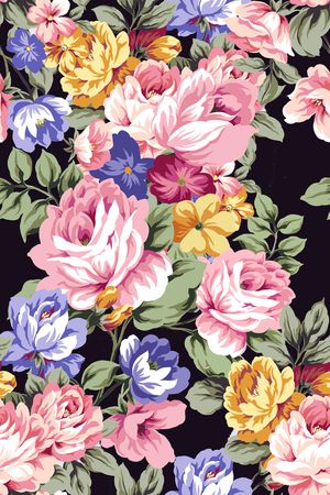 花卉印花花型图片