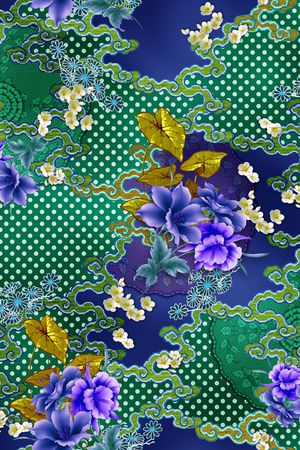 花卉印花花型图片