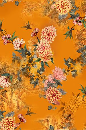 花卉印花花型图片
