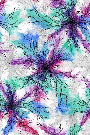 肌理印花花型图片