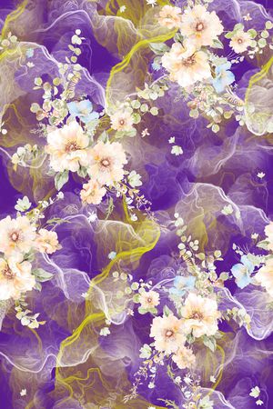 数码花型印花花型图片