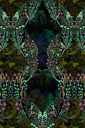 数码花型印花花型图片