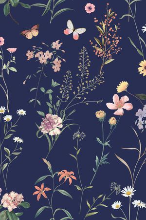 花卉印花花型图片