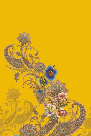 定位花印花花型图片