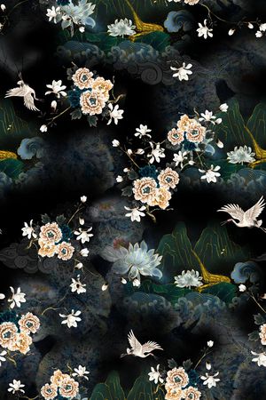 花卉印花花型图片
