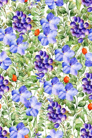 绿植树叶印花花型图片