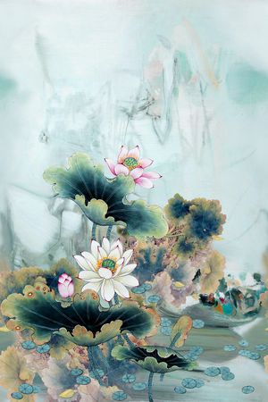 定位花印花花型图片