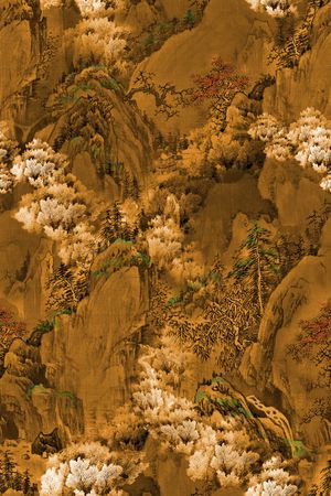 山印花花型图片