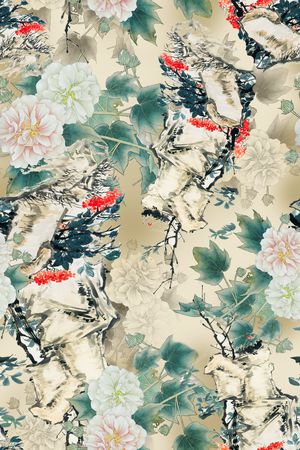 女装印花花型图片