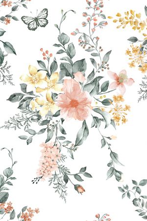 花卉印花花型图片