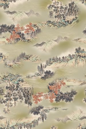 香云纱印花花型图片
