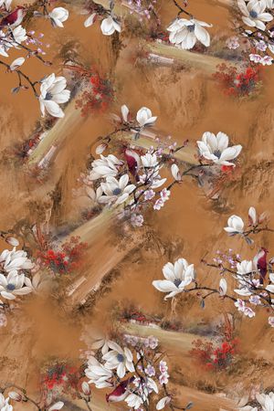民族风印花花型图片