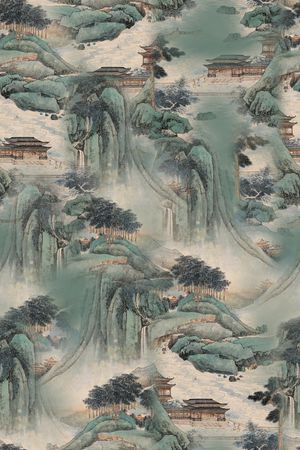 香云纱印花花型图片